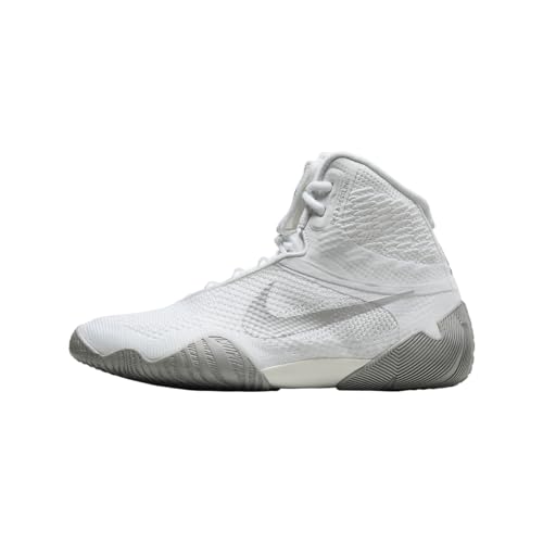 Nike Men's Wrestling Shoes, White, 12