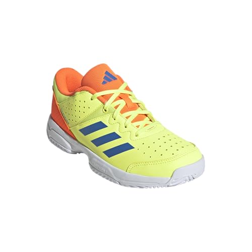 adidas Unisex-Kids Court Stabil Volleyball, Yellow/Ray Blue, 1