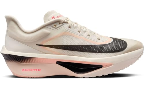Nike Zoom Fly 6 Men's Road Racing Shoes (FN8454-102, Pale Ivory/Crimson Tint/Sail/Black) Size 7.5