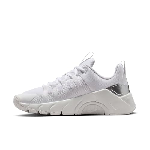 Nike Womens, Free Metcon 7, White/Metallic Silver/Photon Dust, 7.5 Medium
