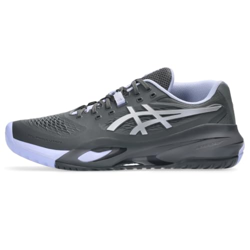 Asics Gel-Resolution X Tennis Shoes for Men, Graphite Grey/Pure Silver, 9