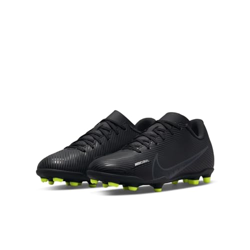Nike Jr. Mercurial Vapor 15 Club Multi-Ground Soccer Cleats Black | Black Size 6 Medium