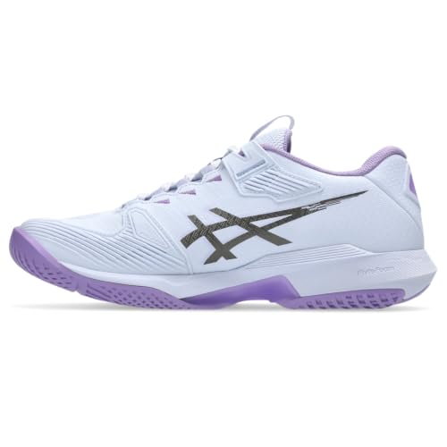 ASICS Women's Solution Speed FF 4 Night Energy Tennis Shoes, Blue Fade/Gunmetal, 9
