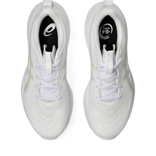 ASICS Men's Gel-Cumulus 27 Running Shoes, 12, White/Lake Grey