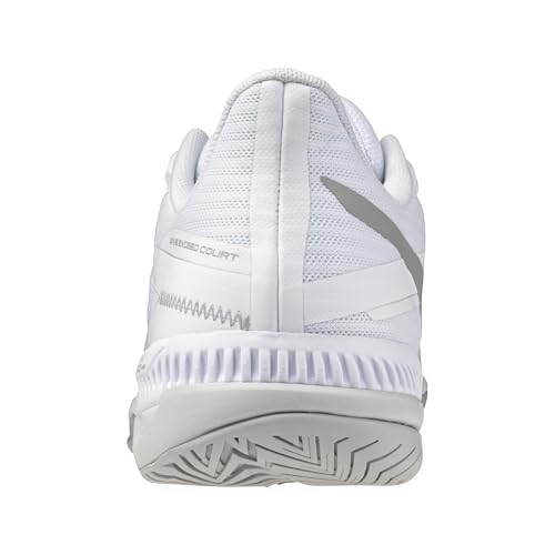 Mizuno Wave Exceed Court AC Women's Racquet Sports Shoes, White-Ultimate Grey, US Womens 9.5