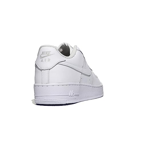 Nike Air Force 1 Lv8 GS Boys' Basketball Shoes, White, 6 US