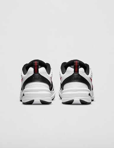 Nike Air Monarch IV Training Shoe (4E) - White/Black/Varsity Red, Size 12 US
