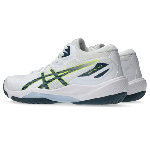 ASICS Men's Beyond FF MT 2 Volleyball Shoes, 10.5, White/RAW Indigo