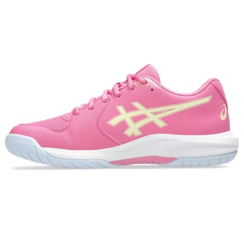 ASICS Kid's Gel-Dedicate 9 GS Tennis Shoes, 2, Dragon Fruit/Soft Yellow