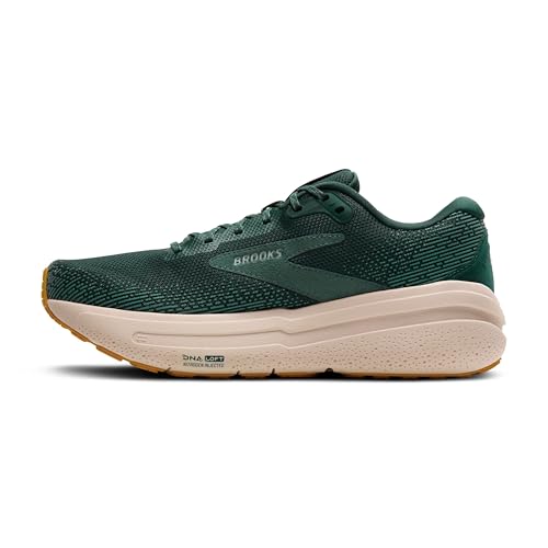 Brooks Men’s Ghost Max 2 Neutral Running & Walking Shoe - Pine Grove/North Atlantic/Grey - 12 Medium