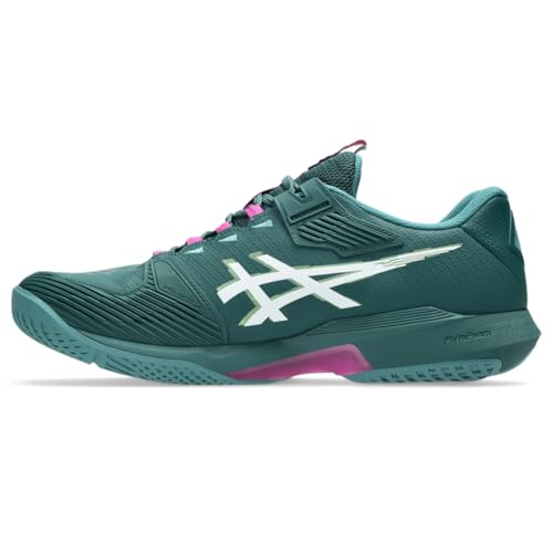 ASICS Men's Solution Speed FlyteFoam 4 Tennis Shoes, 10, Dark Neptune/White