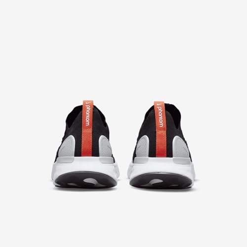 Nike Men's React Phantom Run Fk 2 Running Cj0277 Shoes, Black/Team Orange/Electric Gre, 9
