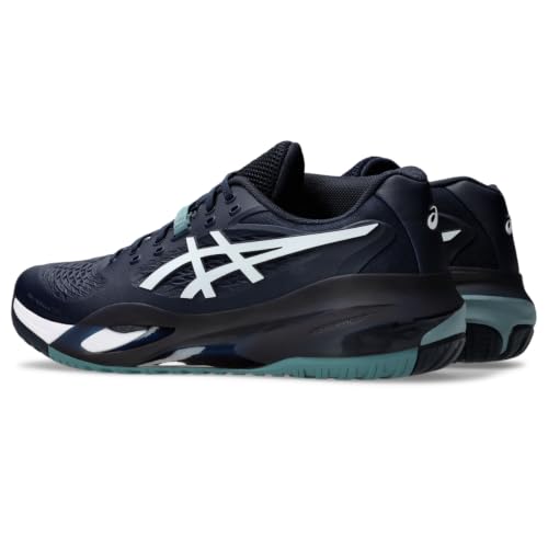 ASICS Men's Gel-Resolution X Tennis Shoes, 9, Midnight/White