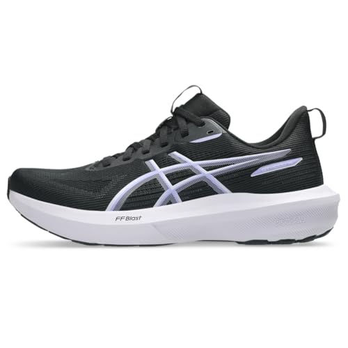ASICS Women's GT-1000 14 Running Shoes, 10, Black/Lilac HINT