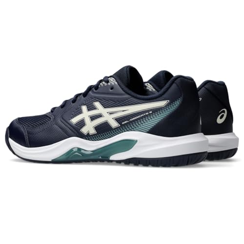ASICS Men's Gel-Dedicate 9 Tennis Shoes, 9, Midnight/Oatmeal