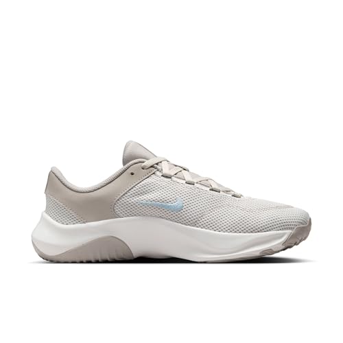 Nike Womens Legend Essential Nn Workout Shoes, LT IRON ORE/LT ARMORY BLUE-IRON GREY, 9.5 US