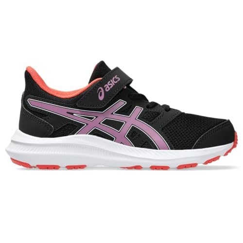 ASICS Kid's JOLT 4 Pre School Running Shoes, 1, Black/UBE