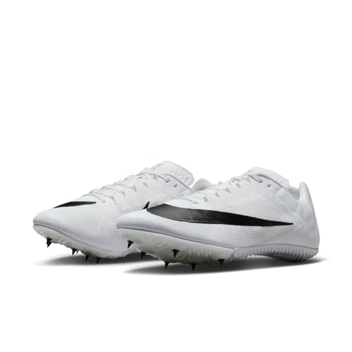 Nike Zoom Rival Sprint Track and Field Shoes nkDC8753 100 (White/Black, us_Footwear_Size_System, Adult, Men, Numeric, Medium, Numeric_8_Point_5), 8.5