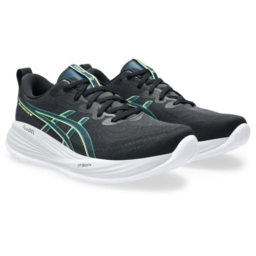 ASICS Men's Gel-Cumulus 27 Running Shoes, 12, Black/Lucid Yellow