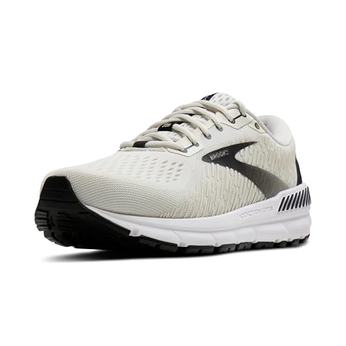 Brooks Men's Addiction GTS 15 Supportive Running Shoe - Vaporous Grey/Black/White - 12.5 Medium
