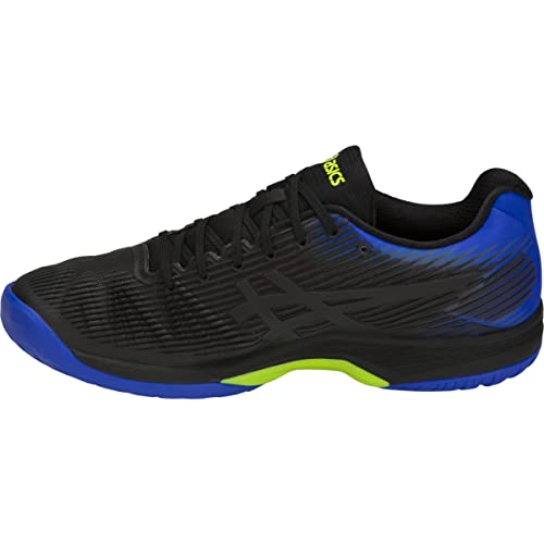 ASICS Solution Speed FF Mens Tennis Shoe - Black/Illusion Blue - Size 7