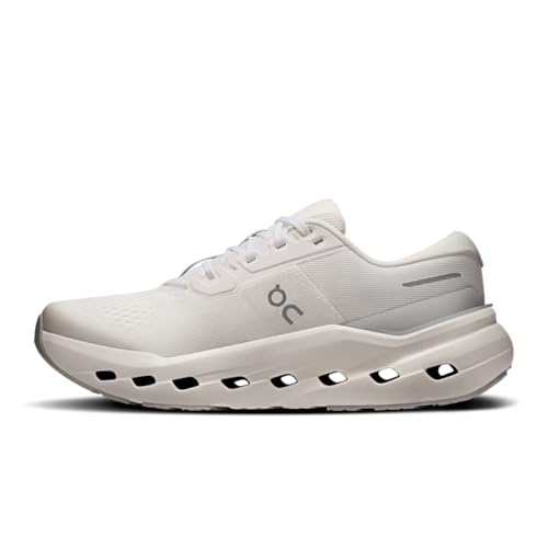 On Women's Cloudrunner 3 Sneakers, White | Ivory, 10 Medium US