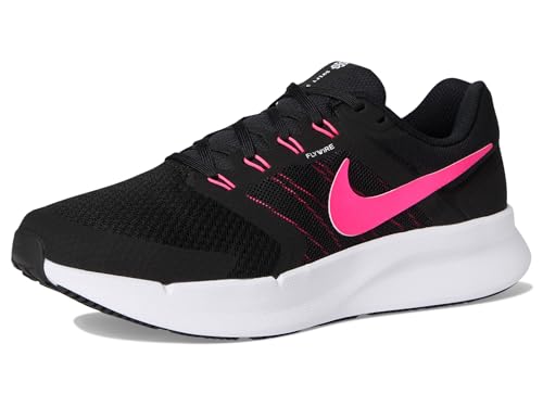 Nike Women's Run Swift 3 Road Running Shoes, Black/Hyper Pink-White, 7