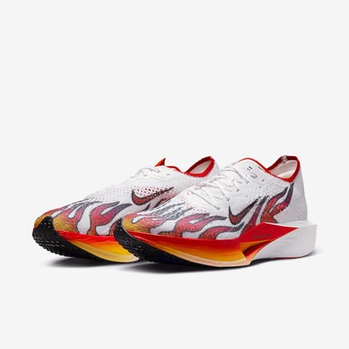 Nike Vaporfly 3 Men's Road Racing Shoes (HQ3504-100, White/Black/University Red/Habanero Red) Size 13