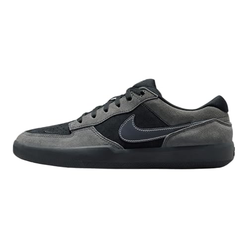 Nike SB Force 58 Skate Shoes (Black/Anthracite/Gym Red/Metallic Dark Grey) Size 12