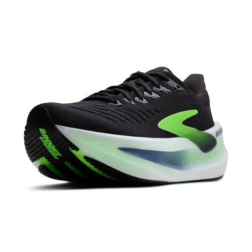 Brooks Men’s Glycerin Max 2 Neutral Running & Walking Shoe - Phantom/White/Green Gecko - 9.5 Medium
