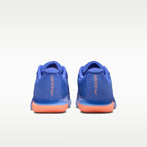 Nike Vapor 12 Women's Hard Court Tennis Shoes (Sapphire/Light Thistle/Orange Pulse/Black) Size 6