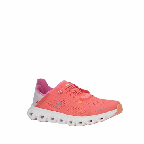 On Womens, Cloud 6 Coast Salmon/Pearl 7.5 Medium