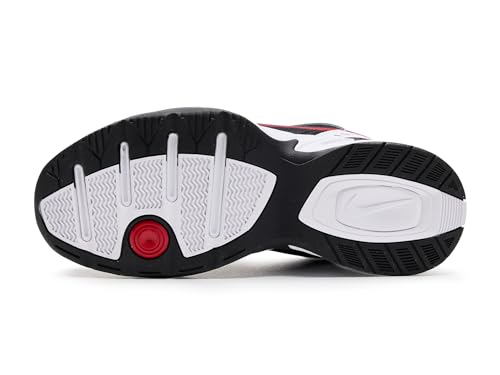 Nike Air Monarch IV Training Shoe (4E) - White/Black/Varsity Red, Size 9.5 US