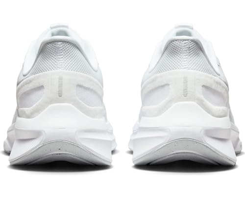 Nike Structure 25 Men's Road Running Shoes, White Pure Platinum, 7.5