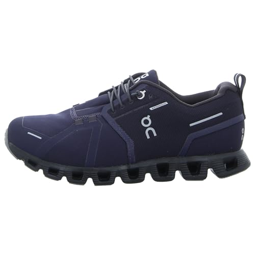 On Men's Cloud 5 Waterproof Running Shoes, Midnight/Magnet, 9 US