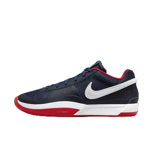 Nike Ja 1 Basketball Shoes (FQ4796-403, Midnight Navy/University Red/White) Size 11