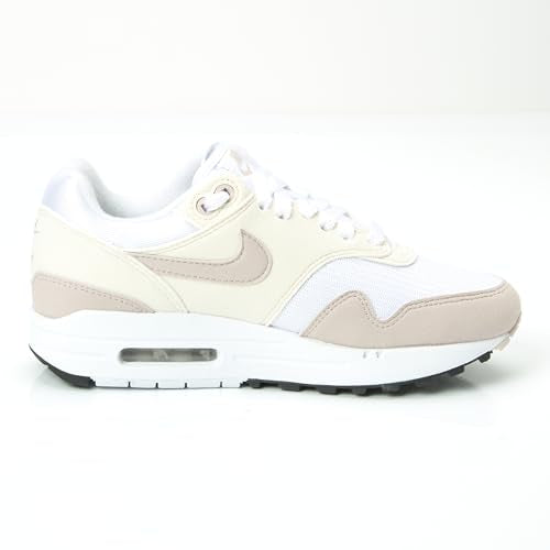 Nike Womens W Nike Air Max 1 Running Shoes, WHITE/PLATINUM VIOLET-PHANTOM-WHITE, 5.5 US