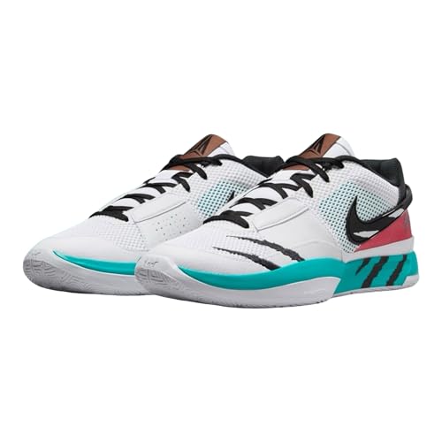 Nike Ja 1 Men's Basketball Shoes White/Black-Turbo Green FV5957-100 11