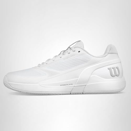 WILSON Rush Pro 5 Men's Tennis Shoe - White/White/White, Size 7