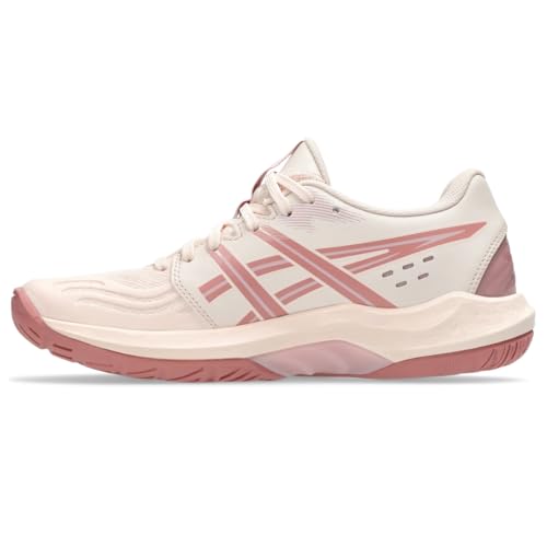 ASICS Women's POWERBREAK FlyteFoam Handball Shoes, 8, Pearl Pink/MORGANITE