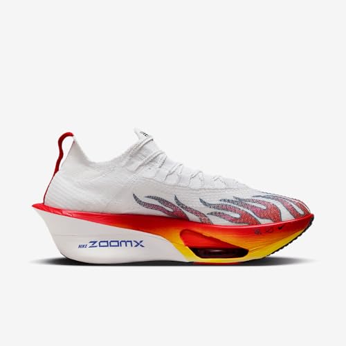 Nike Alphafly 3 Premium Men's Road Racing Shoes (HQ3501-100, White/Black/University Red/Habanero Red) Size 12