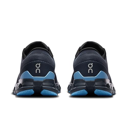 On Men's Cloud X 4 Sneakers, Navy/Gourami, 10 Medium US