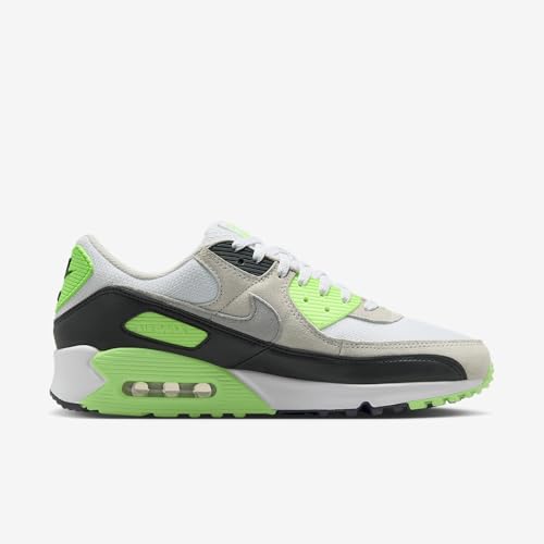Nike Air Max 90 Men's Shoes (White/Light Bone/Neutral Olive/Cave Stone) Size 10