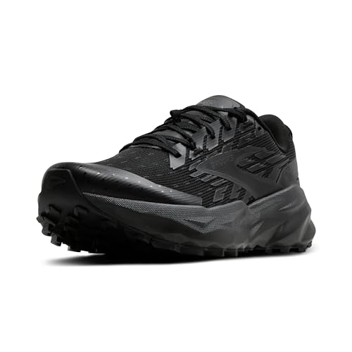 Brooks Men’s Cascadia 19 Mountain Trail Running Shoe - Black/Black/Ebony - 10.5 Medium