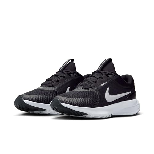 Nike Big Kid's Star Runner 5 Running Shoes, Black/White-White, 5.5Y