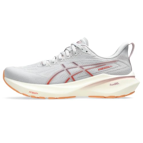 ASICS Women's GT-2000 13 Running Shoe, 9.5, Concrete/Watershed Rose