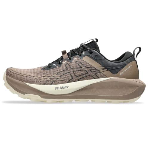 ASICS Men's Gel-Trabuco 13 Running Shoes, 7.5, Taupe Grey/Black