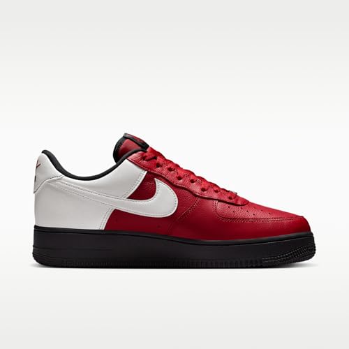 Nike Air Force 1 '07 LV8 Men's Shoes (Gym Red/Summit White/Black) Size 8