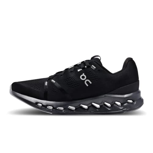 On Womens, Cloudsurfer All Black, 10 Medium