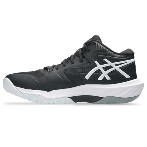 ASICS Men's Sky Elite FF MT 4 Volleyball Shoes, 11, Black/Pure Silver